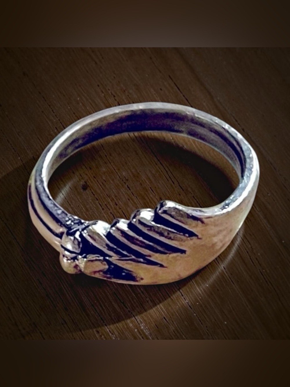 Sterling Silver Swoosh Wrap Boho Stackable Ring